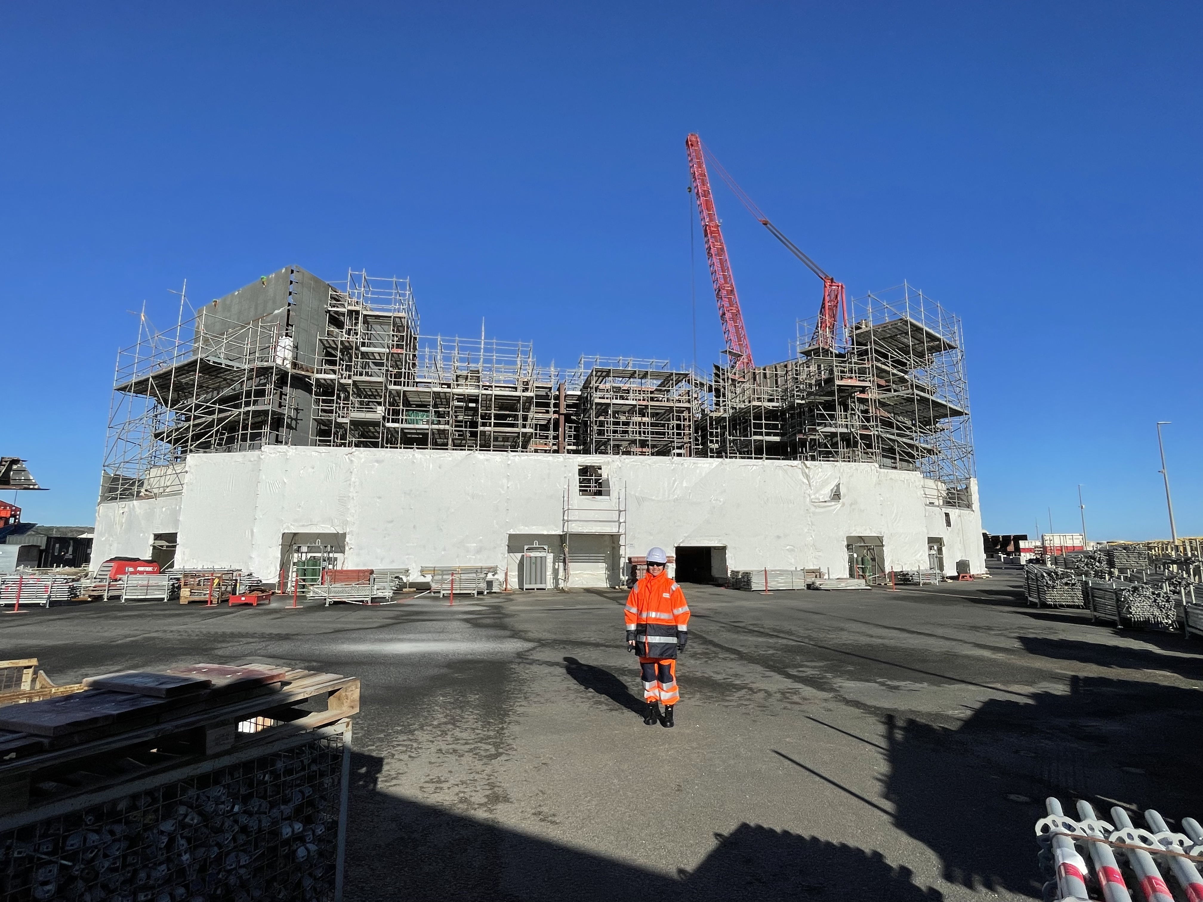 Construction project site